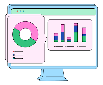 Isometric Stickers Charts