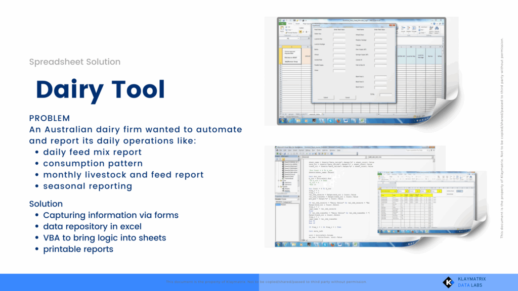 Excel based automation